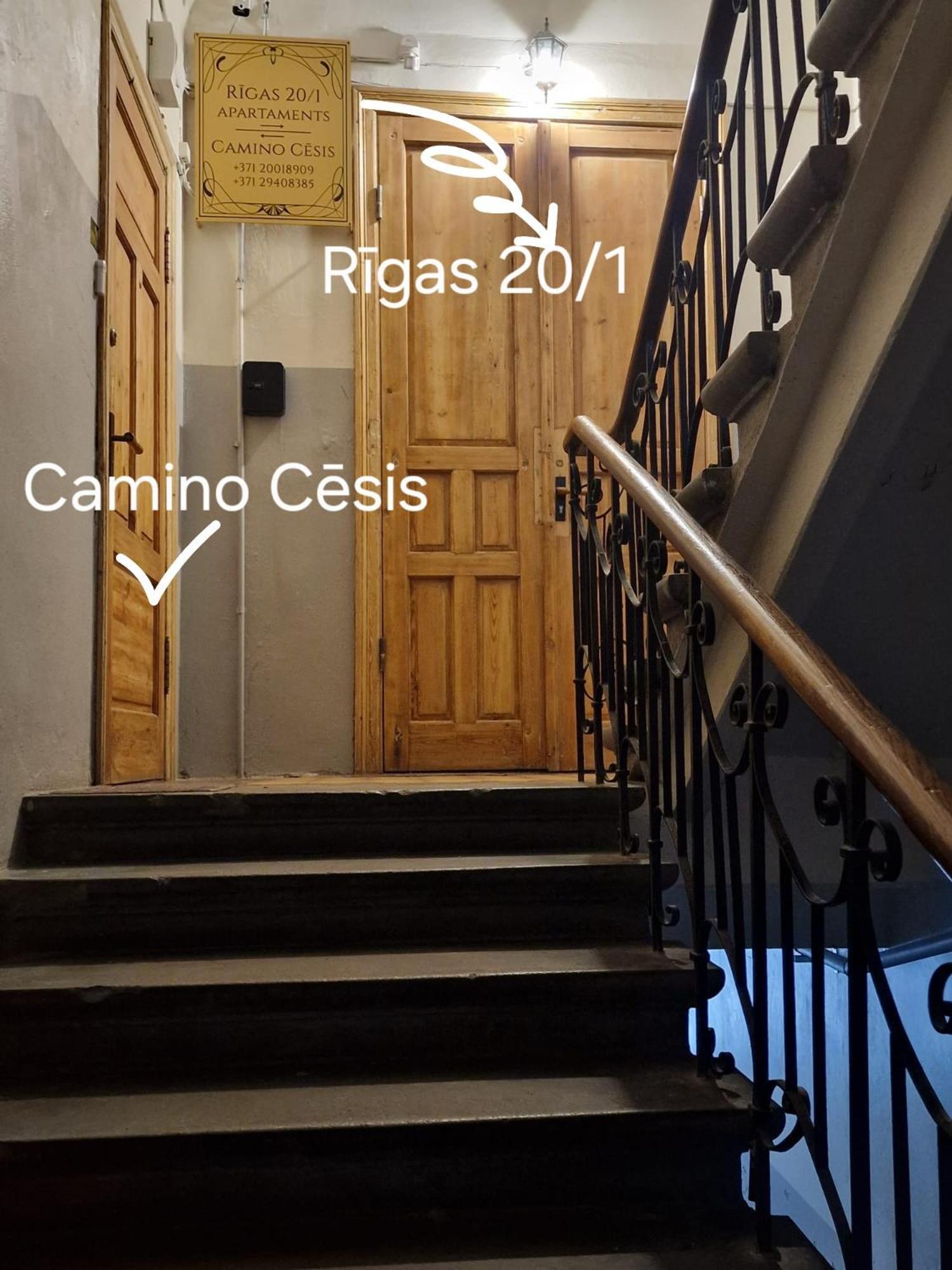 Rigas 20/1 Apartaments ツェーシス エクステリア 写真